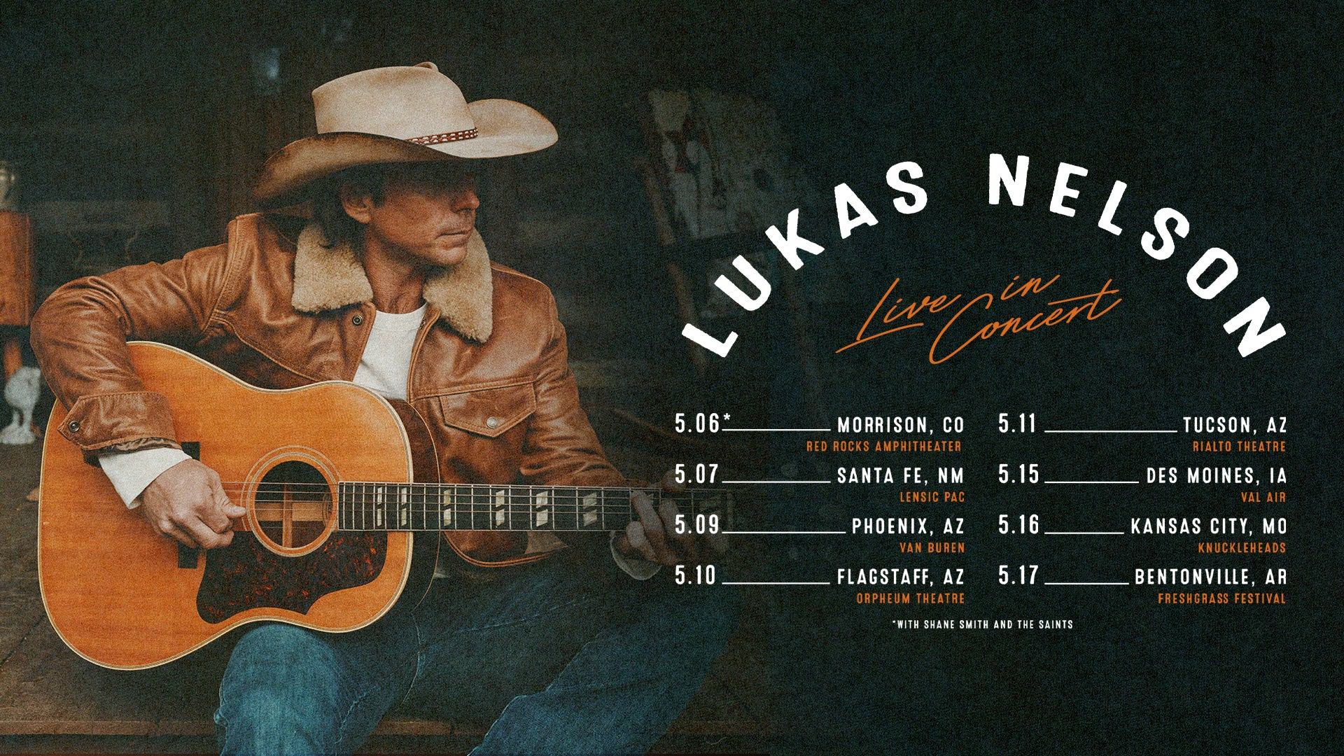 Lukas Nelson tour dates