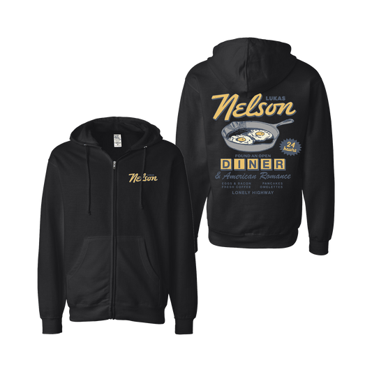 Lonely Diner Zip Up Hoodie